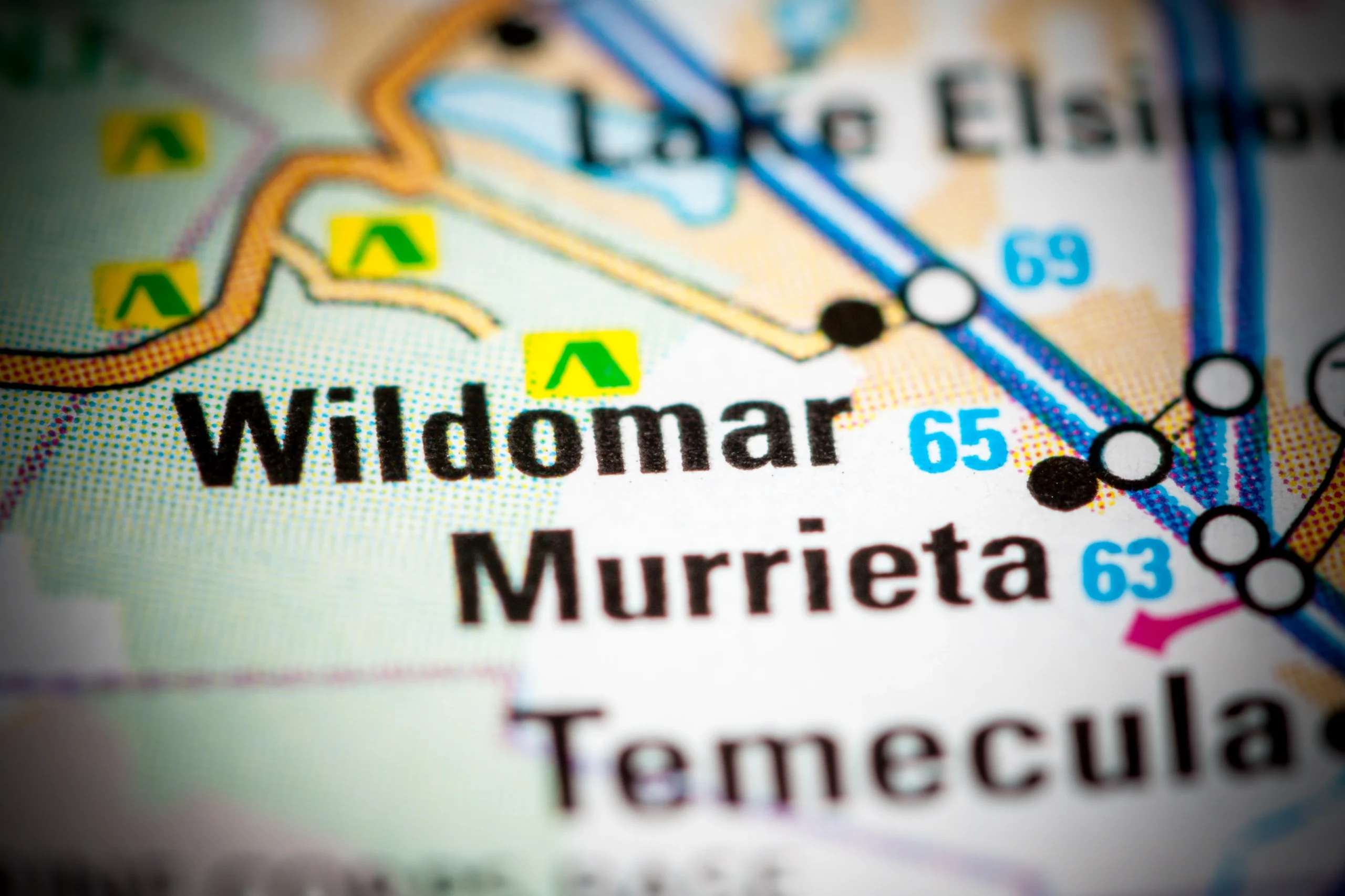 Wildomar California Map